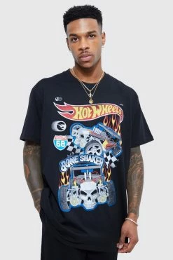 Flash Sale 🌟 Oversized Hot Wheels License T-shirt Black ❤️