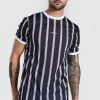 Best Sale 👏 Slim Man Signature Stripe Ringer T-shirt Black ❤️ -boohooMAN Shop unnamed file 118