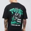 Brand new ❤️ Oversized Mexico City Graphic T-shirt Black 🛒