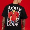 Best reviews of ๐งจ Oversized Johnny Bravo Love T-shirt Black ๐ 1 Best reviews of ๐งจ Oversized Johnny Bravo Love T-shirt Black ๐ -boohooMAN Shop unnamed file 123