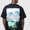Deals ⌛ Oversized Scenic Graphic T-shirt Black 🧨 -boohooMAN Shop unnamed file 124