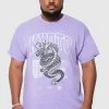 New 😀 Plus Overdye Dragon Print T-shirt Purple 🎉 -boohooMAN Shop unnamed file 136
