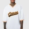 Buy β€οΈ Oversized V Neck Varsity Mesh T-shirt White π€© 1 Buy β€οΈ Oversized V Neck Varsity Mesh T-shirt White π€© -boohooMAN Shop unnamed file 139