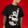 Wholesale 🎉 Oversized Mickey & Minnie T-shirt Black ✔️ -boohooMAN Shop unnamed file 146