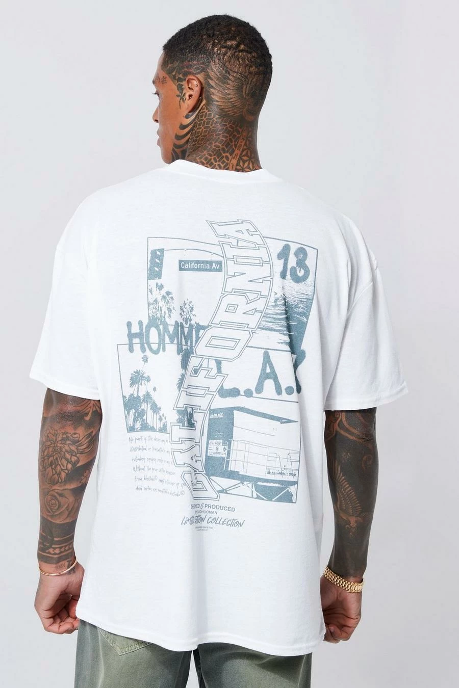 Cheap βοΈ Oversized Graphic T-shirt White π 3 Cheap βοΈ Oversized Graphic T-shirt White π