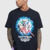 Cheap ⭐ Oversized Power Rangers License T-shirt Black 👏 -boohooMAN Shop unnamed file 155