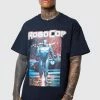 Buy 🔔 Oversized Robocop License T-shirt Black 🔥 -boohooMAN Shop unnamed file 156