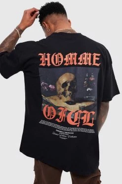 Buy 🔥 Oversized Graphic T-shirt Black 🔥