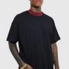 Best Pirce ๐ Oversized Gothic Man Rib Neck T-shirt Black โค๏ธ 2 Best Pirce ๐ Oversized Gothic Man Rib Neck T-shirt Black โค๏ธ -boohooMAN Shop unnamed file 171