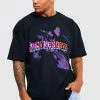 Flash Sale 🎉 Oversized Jimi Hendrix License T-shirt Black 🛒 -boohooMAN Shop unnamed file 172