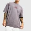 Cheapest 🔥 Oversized Pour Homme Tonal Print T-shirt Chocolate 🌟