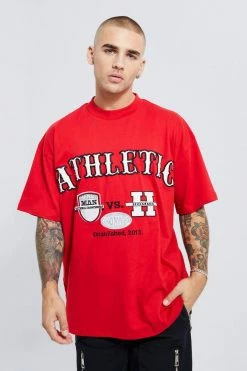 Deals 🛒 Oversized Extended Neck Graphic T-shirt Ecru ✨