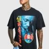 New ✨ Oversized Lil Wayne License T-shirt Black 😀 -boohooMAN Shop unnamed file 191