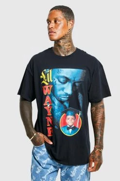 New ✨ Oversized Lil Wayne License T-shirt Black 😀