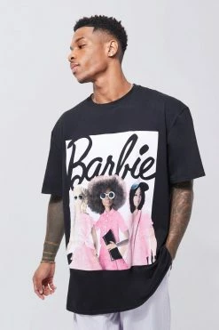 New 😍 Oversized Barbie License T-shirt Black 👏