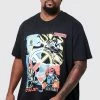 Coupon 🔔 Plus Marvel License T-shirt Black 😀 -boohooMAN Shop unnamed file 216