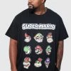 Top 10 🌟 Plus Super Mario License T-shirt Black 🎁