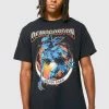 Coupon 😍 Oversized Stranger Things Demogorgon T-shirt Black 👏 -boohooMAN Shop unnamed file 223