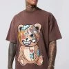 Coupon π Oversized Angry Teddy Extended Neck T-shirt Chocolate π 2 Coupon π Oversized Angry Teddy Extended Neck T-shirt Chocolate π -boohooMAN Shop unnamed file 24