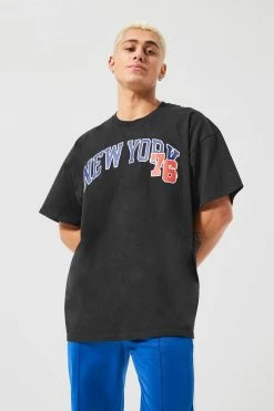 Brand new ✔️ Oversized New York Print T-shirt Black 🥰