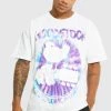 Cheapest 🎁 Oversized Woodstock License T-shirt White 😀 -boohooMAN Shop unnamed file 246