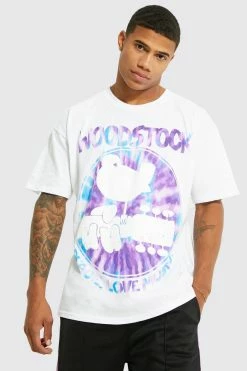 Cheapest 🎁 Oversized Woodstock License T-shirt White 😀