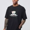 Coupon ⌛ Oversized Heat Teddy Graphic T-shirt Black 👏 1 Coupon ⌛ Oversized Heat Teddy Graphic T-shirt Black 👏 -boohooMAN Shop unnamed file 25