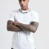 Brand new 🧨 Slim Fit Graffiti Graphic Neck T-shirt White 😀 -boohooMAN Shop unnamed file 265