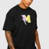 Best reviews of 🧨 Oversized Varsity M T-shirt Black 😍 -boohooMAN Shop unnamed file 272