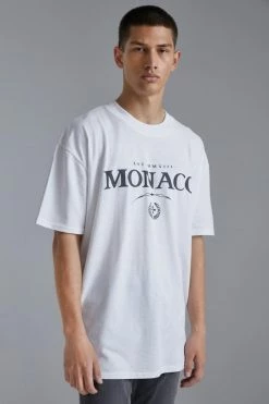 Cheapest ❤️ Oversized Monaco T-shirt White ❤️