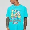 Cheapest 🛒 Oversized Ed Edd & Eddy Overdye T-shirt Green 🛒 -boohooMAN Shop unnamed file 31