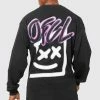 Best reviews of 💯 Oversized Graffiti Print Long Sleeved T-shirt Black 😉 -boohooMAN Shop unnamed file 320
