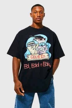 Buy ✔️ Oversized Ed Edd & Eddy License T-shirt Black 🤩