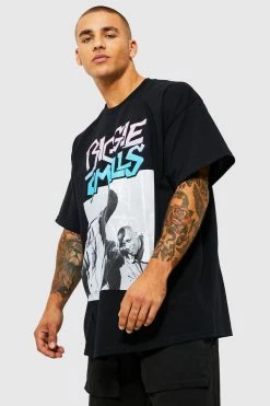 Wholesale ⌛ Oversized Tie Dye Biggie License T-shirt Black 🧨