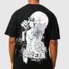 Top 10 😉 Oversized Dragon Graphic T-shirt Black 🌟