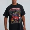 Buy 💯 Oversized Worldwide Car Graphic T-shirt Black 😍 -boohooMAN Shop unnamed file 354