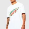 Cheap ⭐ Oversized Mountain Dew License T-shirt White 🤩 -boohooMAN Shop unnamed file 355