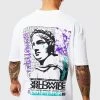Brand new 🌟 Oversized Statue Back Print T-shirt White 👏 -boohooMAN Shop unnamed file 395