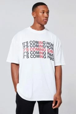 Brand new 🔥 Its Coming Home Cross T-shirt White 🧨