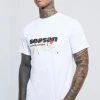 Budget ❤️ Slim Fit Paint Splatter T-shirt White 🎁 -boohooMAN Shop unnamed file 412