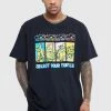 Flash Sale 😍 Oversized Teenage Mutant Ninja Turtle T-shirt Black ❤️ -boohooMAN Shop unnamed file 43