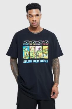 Flash Sale 😍 Oversized Teenage Mutant Ninja Turtle T-shirt Black ❤️