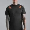Coupon 🥰 Slim Fit Tiger Applique Graphic T-shirt Black ❤️ -boohooMAN Shop unnamed file 443