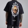 Cheap 😉 Oversized Skull Heavyweight T-shirt Black ✨ -boohooMAN Shop unnamed file 444