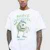 Best Pirce ๐งจ Oversized Monsters Inc License T-shirt White โ 2 Best Pirce ๐งจ Oversized Monsters Inc License T-shirt White โ -boohooMAN Shop unnamed file 46