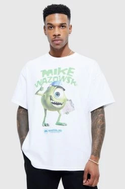 Best Pirce 🧨 Oversized Monsters Inc License T-shirt White ⌛