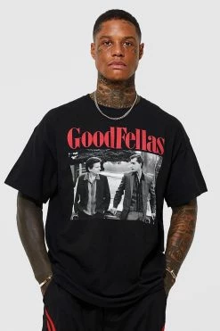 Outlet 🔥 Oversized Goodfellas License T-shirt Black ⭐