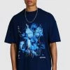 Best reviews of 🤩 Tall Oversized Crew Neck Butterfly T-shirt Navy 🧨 -boohooMAN Shop unnamed file 50