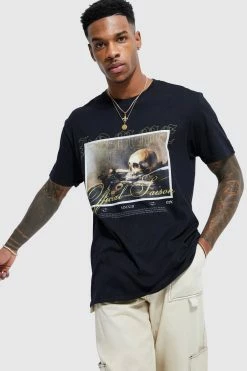 Best Pirce 😍 Oversized Graphic T-shirt Black 🧨