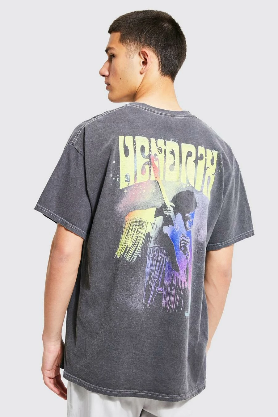 Top 10 โจ Oversized Jimi Hendrix License T-shirt Charcoal ๐ 3 Top 10 โจ Oversized Jimi Hendrix License T-shirt Charcoal ๐